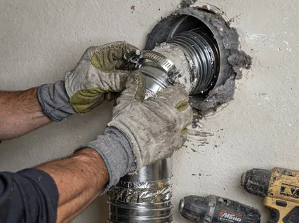 Dryer Vent Hose Installation in Clinton