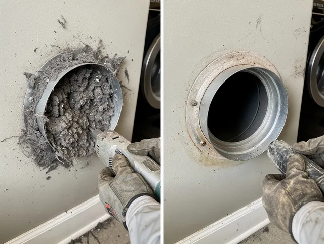 Professional clogged vent cleaning by Clinton Dryer Vent Cleaning in Clinton